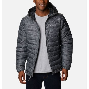 Columbia Muške Jakne - Powder Lite Hooded Insulated Sive | LFTQ-95860